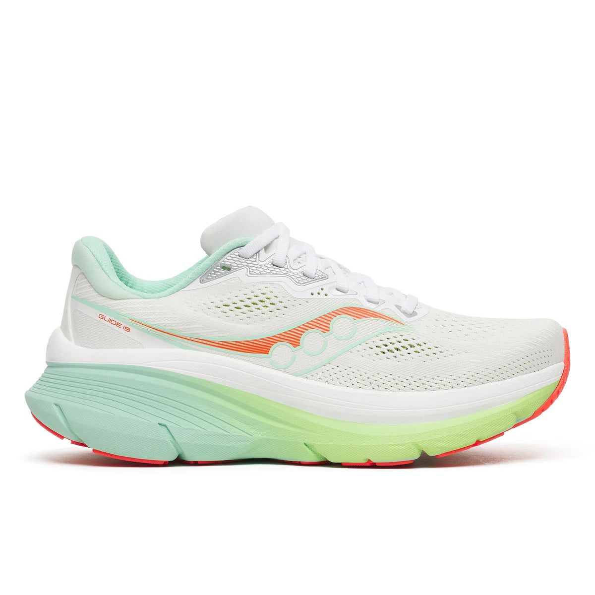 Saucony Women's Guide 19 1012 White/Tint lateral