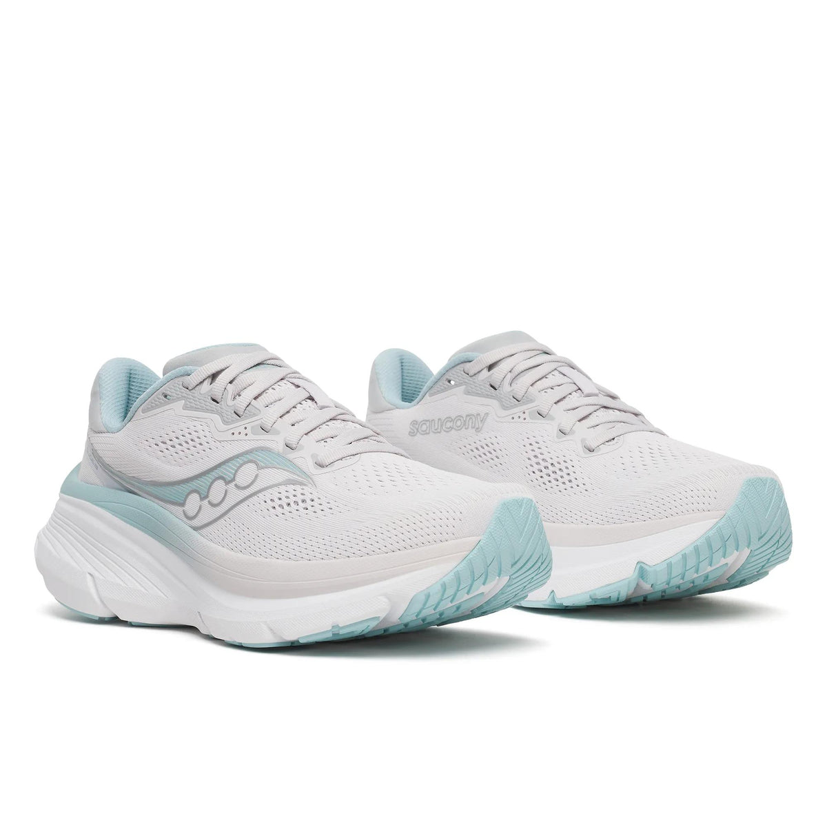 Saucony Women's Guide 19 1016 Fog/Gulf pair angle