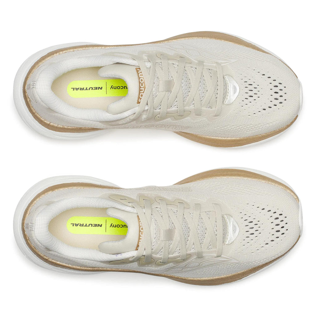 Saucony Women's Ride 19 1013 Eggshell/Ivo top