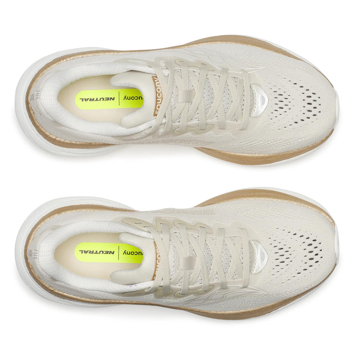 Saucony Women's Ride 19 1013 Eggshell/Ivo top