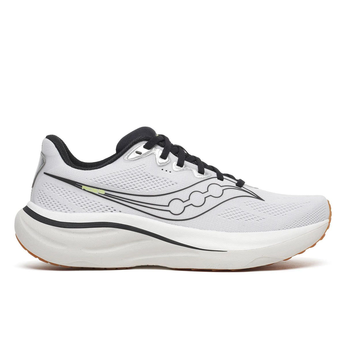 Saucony Men's Ride 19 1003 White/Quartz lateral