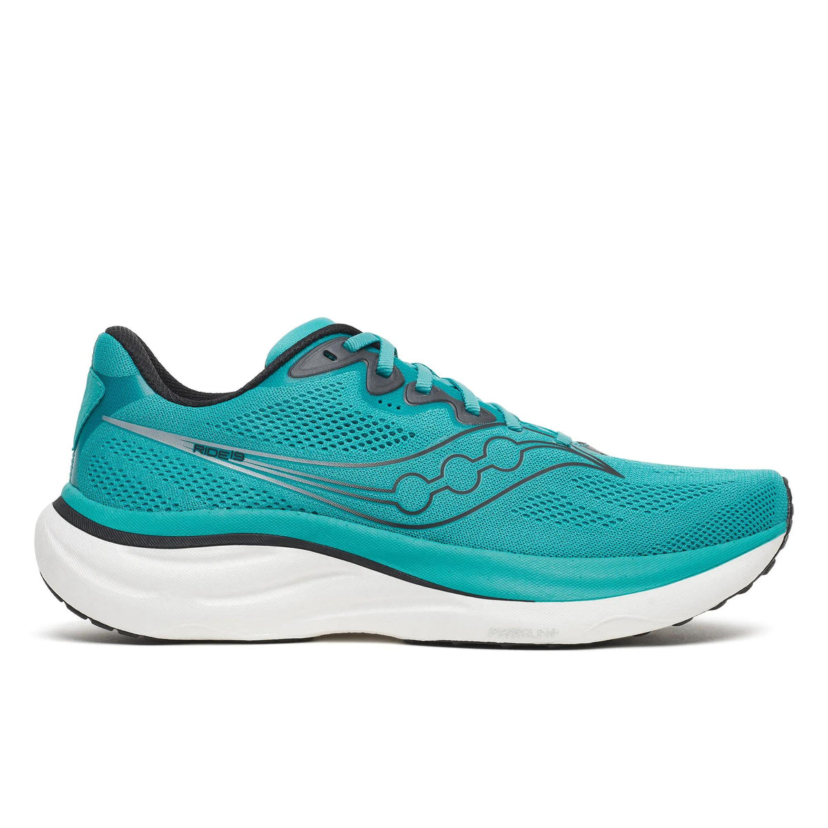 Saucony Men's Ride 19 1004 Tranquil/Bla lateral