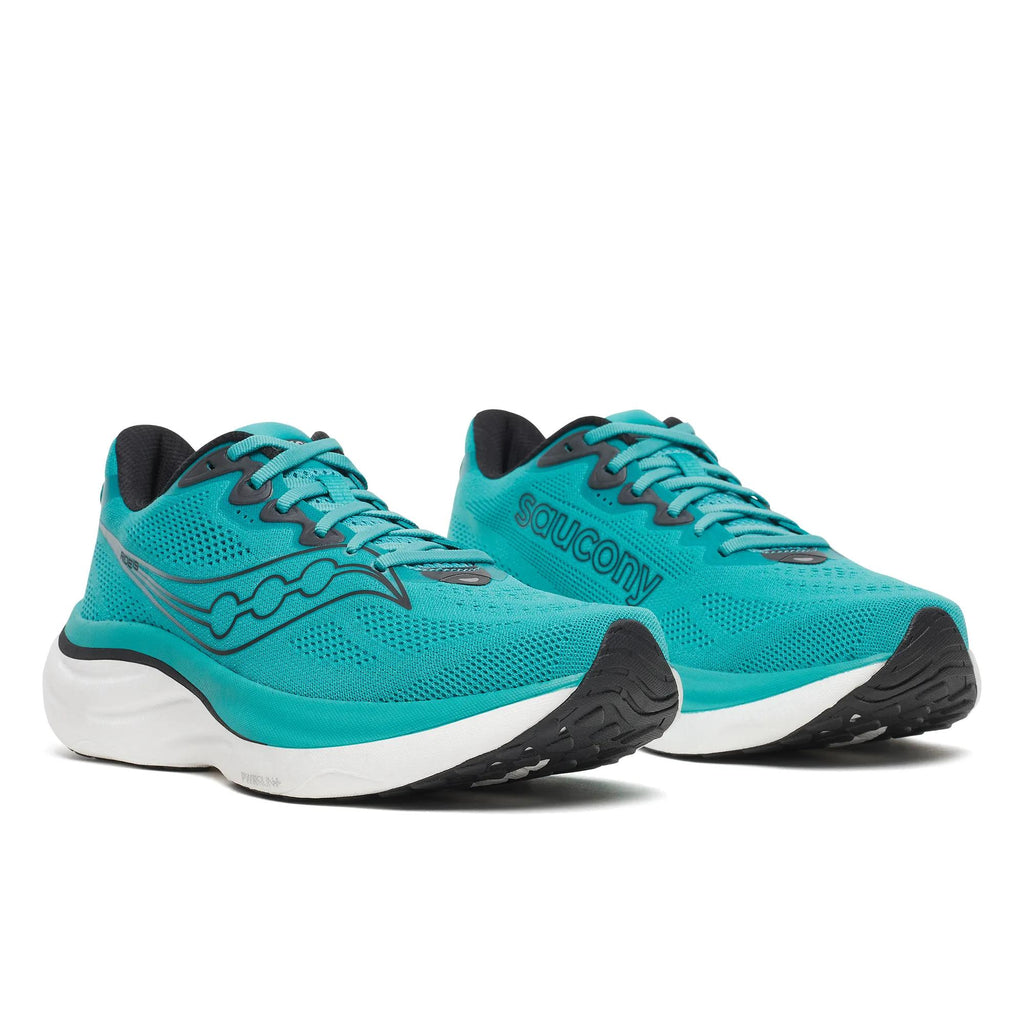 Saucony Men's Ride 19 1004 Tranquil/Bla pair angle