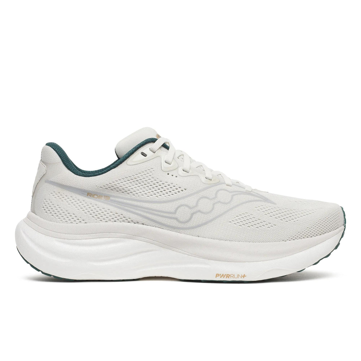 Saucony Men's Ride 19 1006 Quartz/Pine lateral