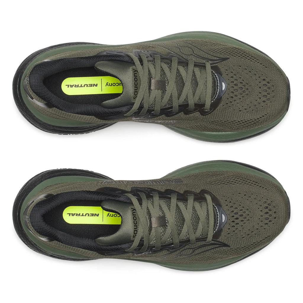 Saucony Men's Ride 19 1008 Fatigue/Blac top