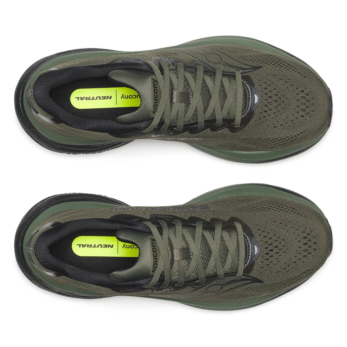 Saucony Men's Ride 19 1008 Fatigue/Blac top