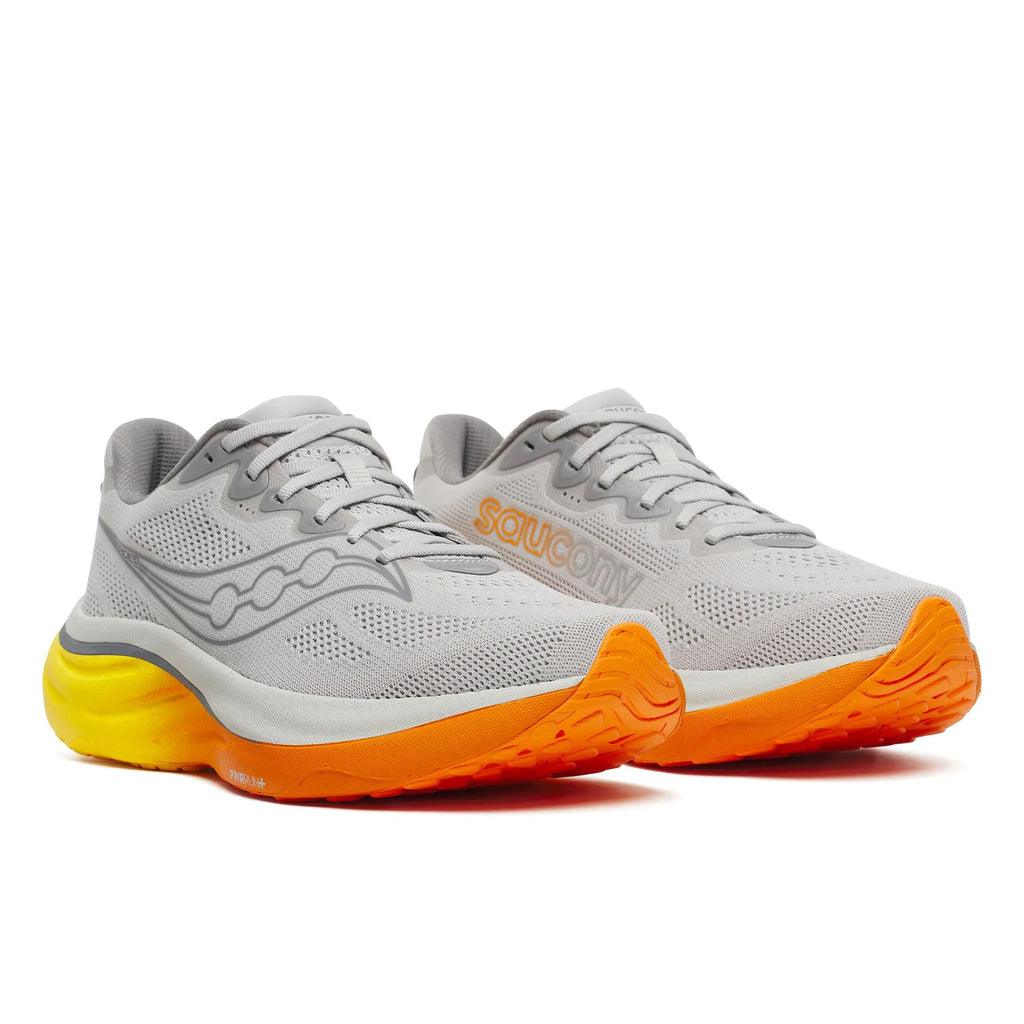 Saucony Men's Ride 19 1010 Cadet/Fuego pair angle