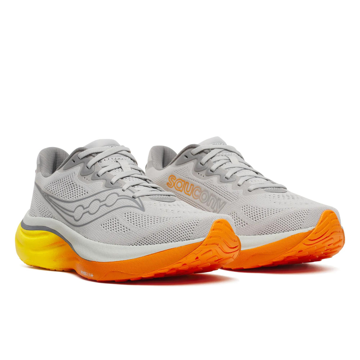 Saucony Men's Ride 19 1010 Cadet/Fuego pair angle