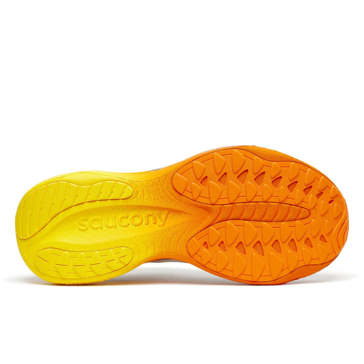 Saucony Men's Ride 19 1010 Cadet/Fuego outsole