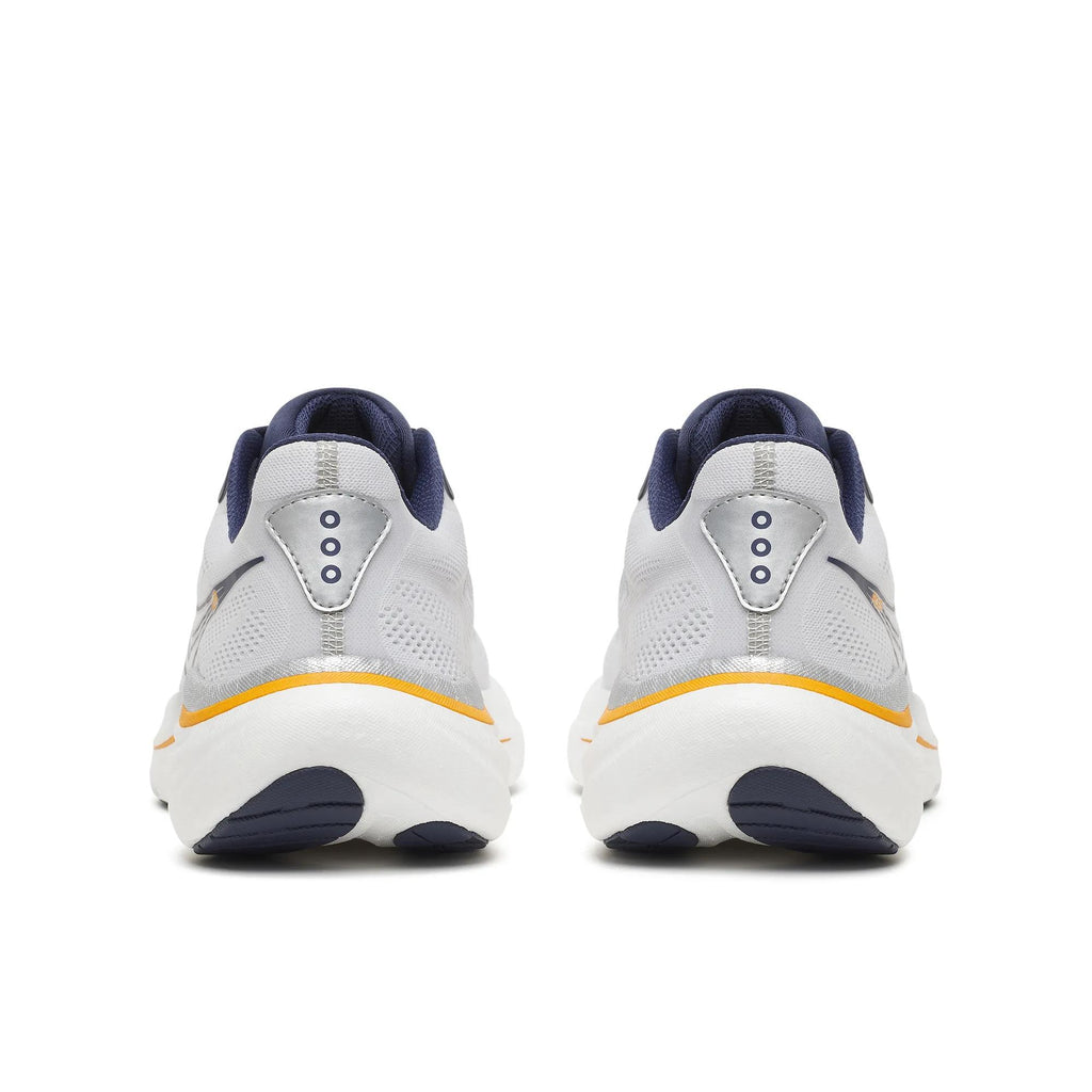Saucony Men's Ride 19 1012 White/Naval heel
