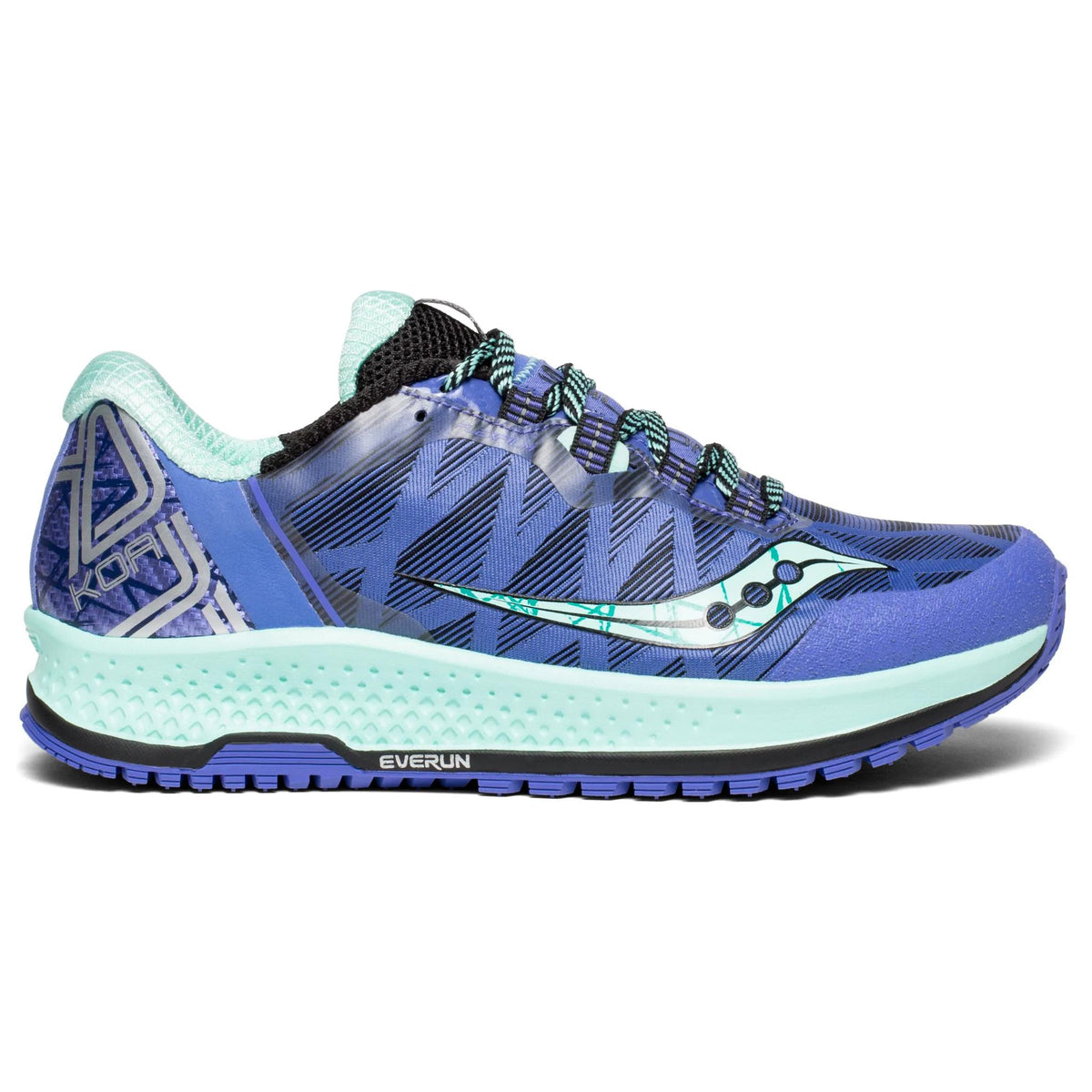 Saucony Women's KOA TR 35 Blue/Violet lateral