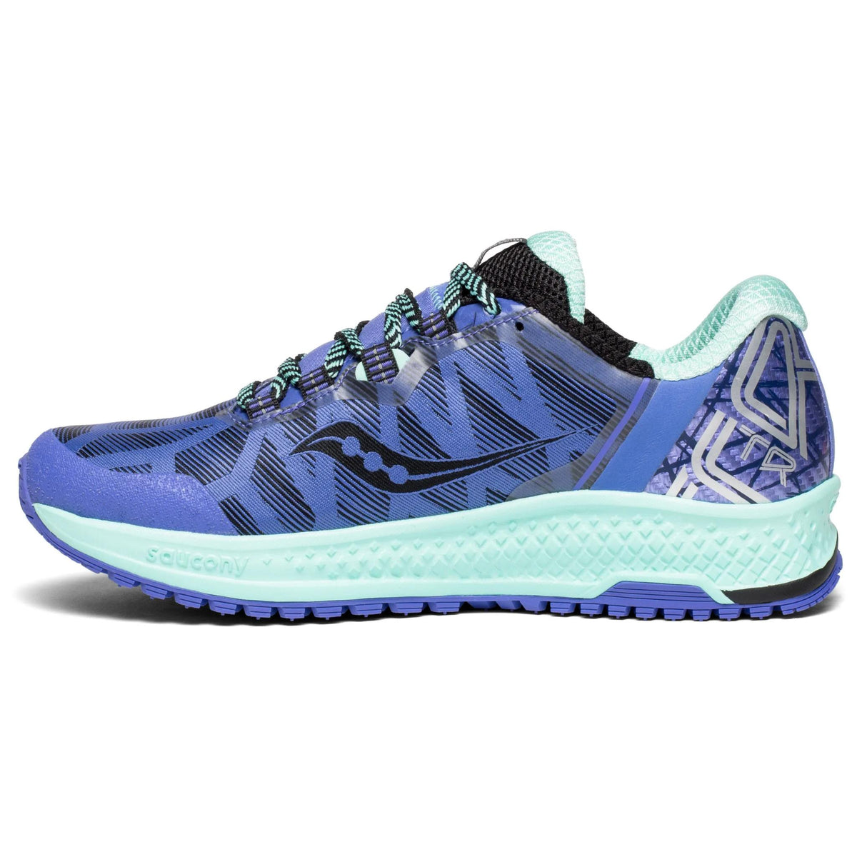 Saucony Women's KOA TR 35 Blue/Violet pair angle