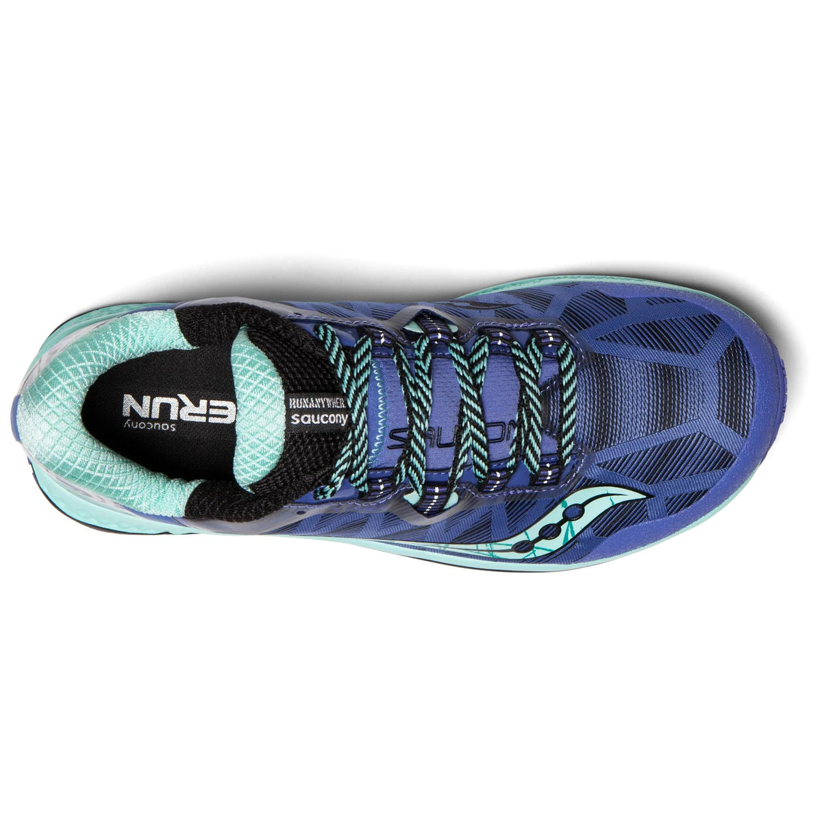 Saucony Women's KOA TR 35 Blue/Violet medial