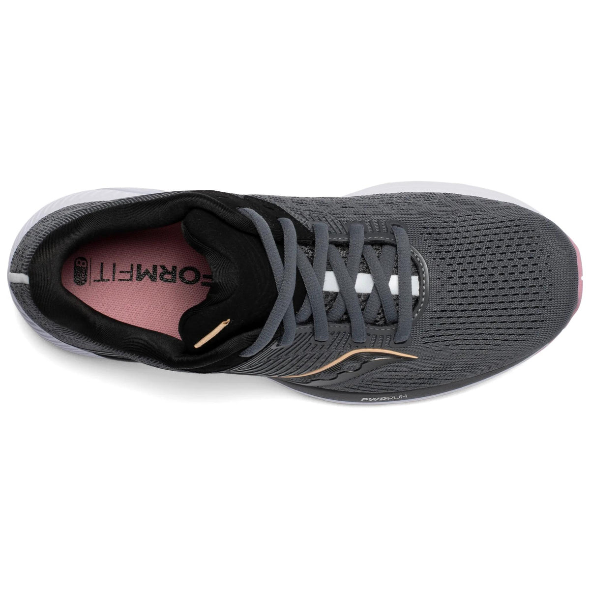 Saucony Women's Guide 14 45 Black/Red medial