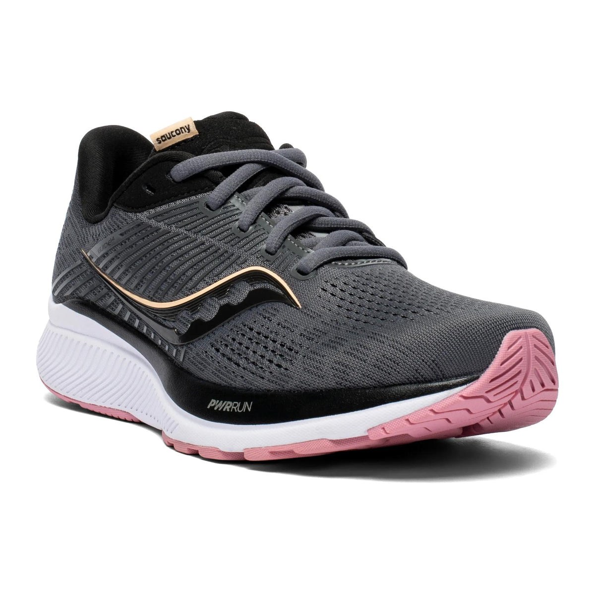 Saucony Women's Guide 14 45 Black/Red top