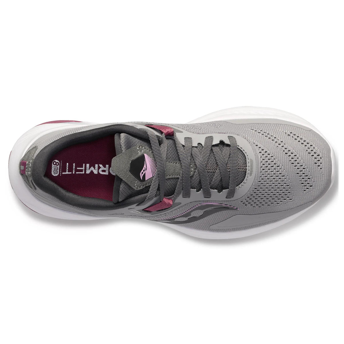 Saucony Women's Guide 15 Wide 15 White medial