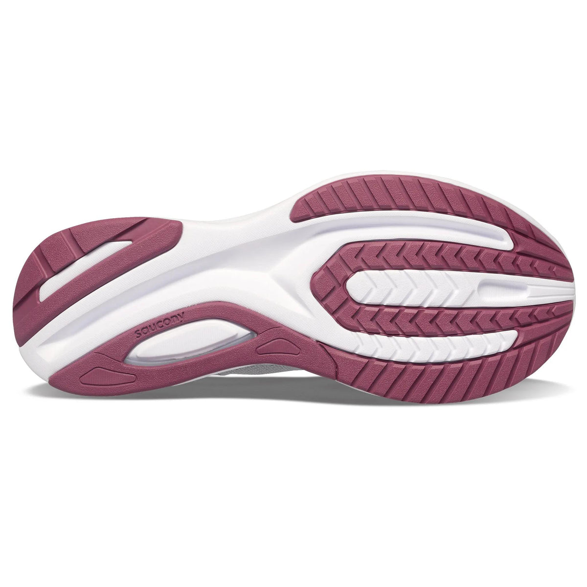 Saucony Women's Guide 15 Wide 15 White heel