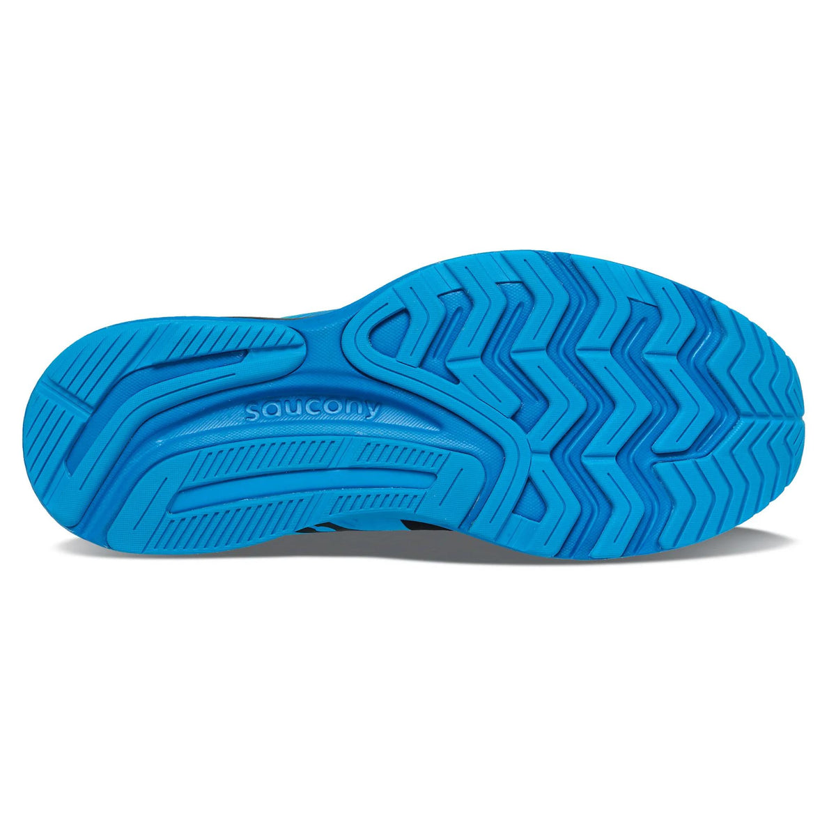 Saucony Women's Guide Runshield 14 1 Black/Blue/Red heel