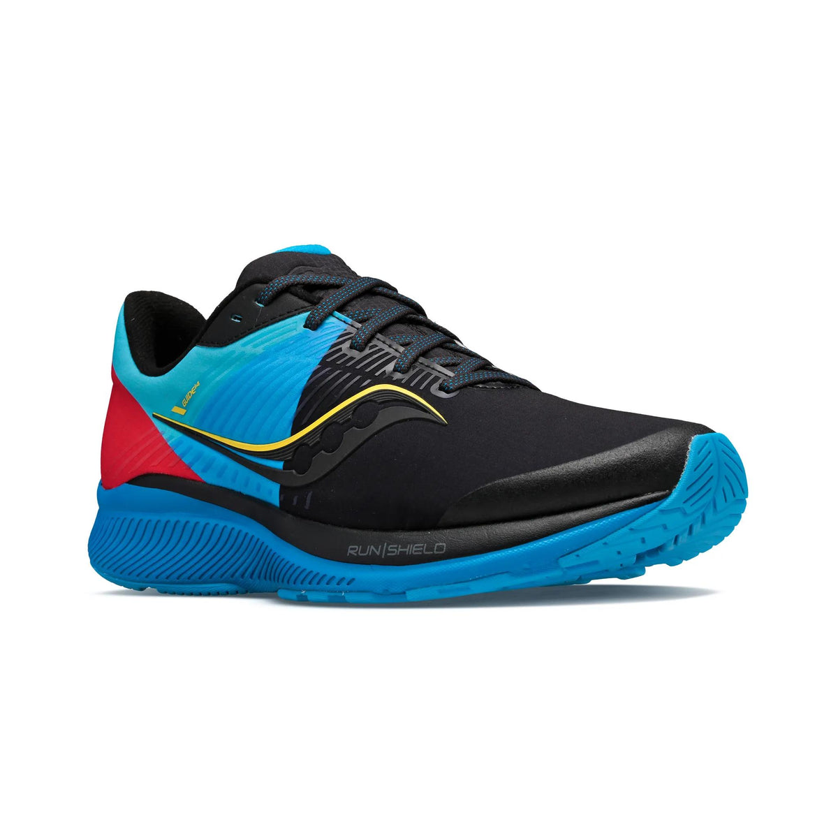 Saucony Women's Guide Runshield 14 1 Black/Blue/Red top