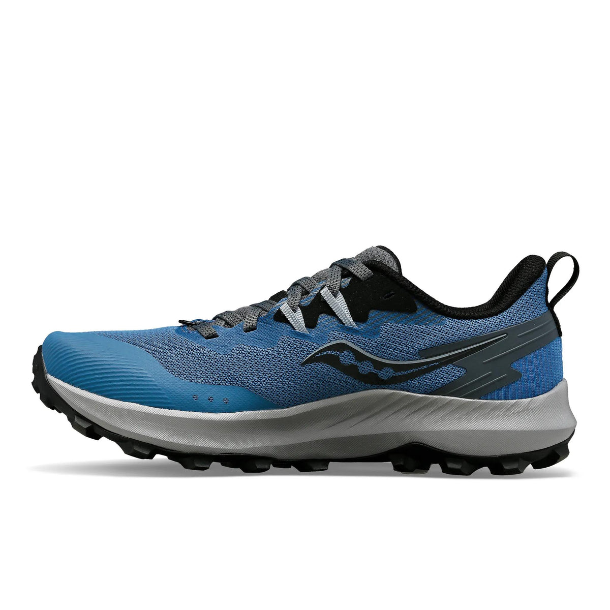 Saucony Women's Peregrine 14 101 Astro/Carbon medial