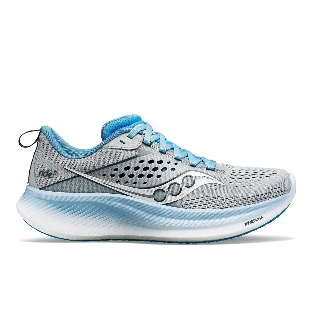 Saucony Women's Ride 17 118 Gray lateral