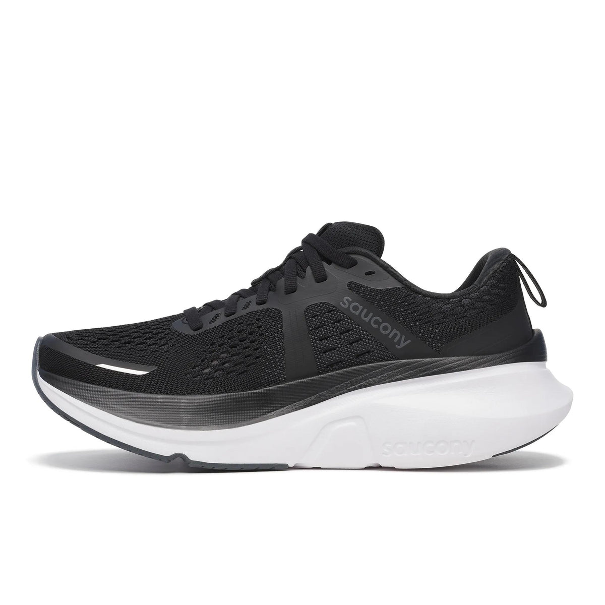 Saucony Women's Guide 18 100 Black/White medial