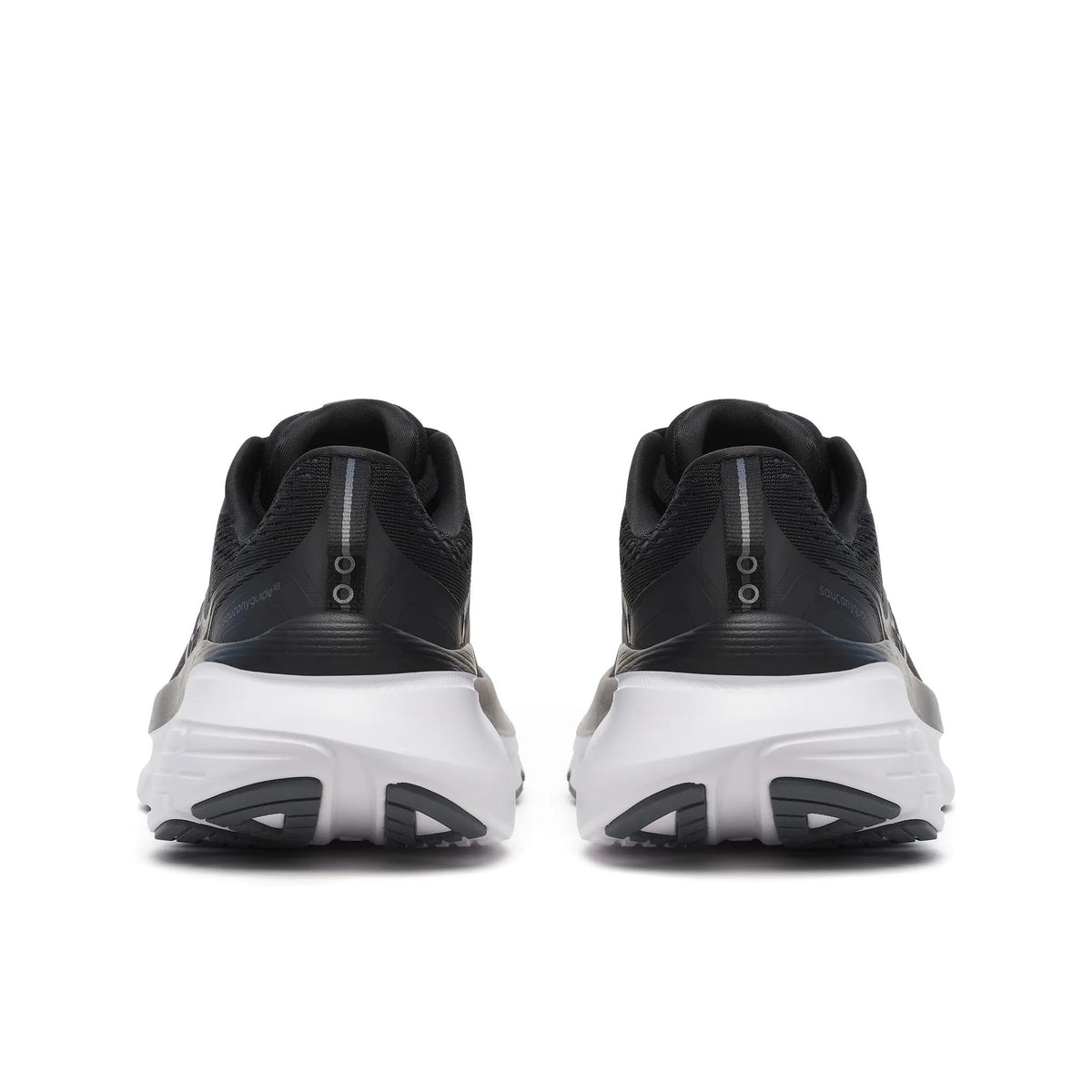 Saucony Women's Guide 18 100 Black/White heel