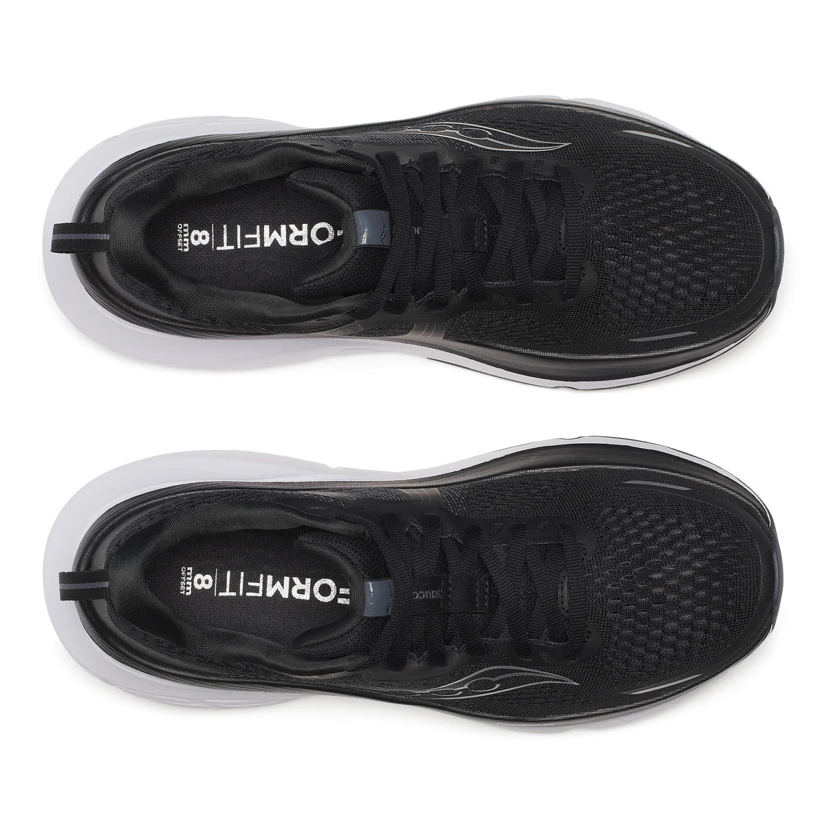 Saucony Women's Guide 18 100 Black/White top