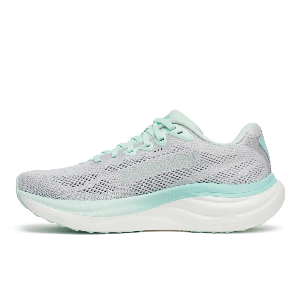 Saucony Women's Ride 19 120 Cloud/Aqua medial