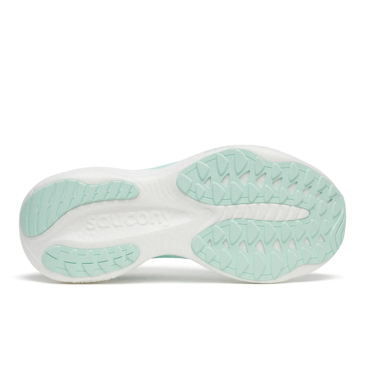 Saucony Women's Ride 19 120 Cloud/Aqua outsole