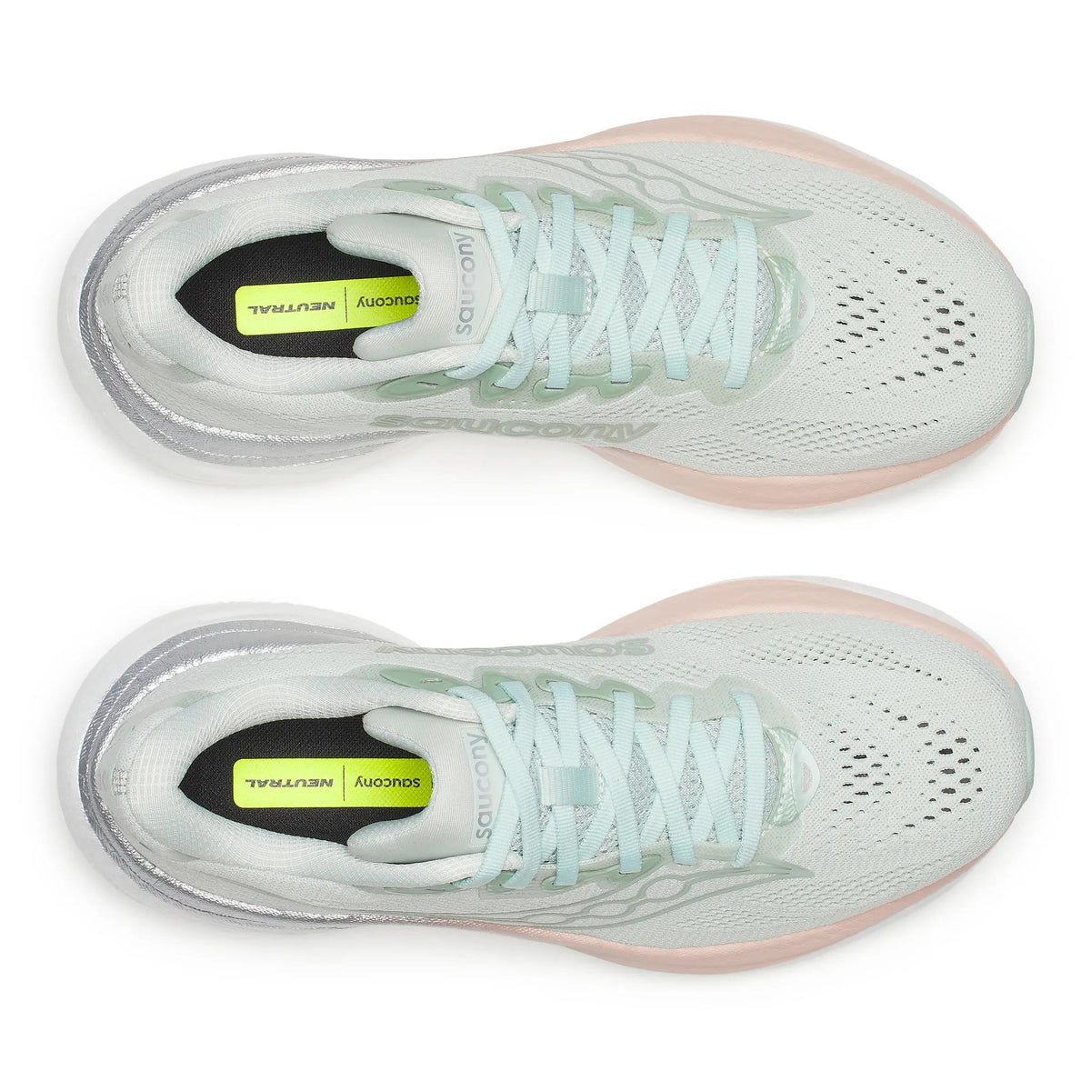 Saucony Women's Ride 19 128 Mist/Cameo top