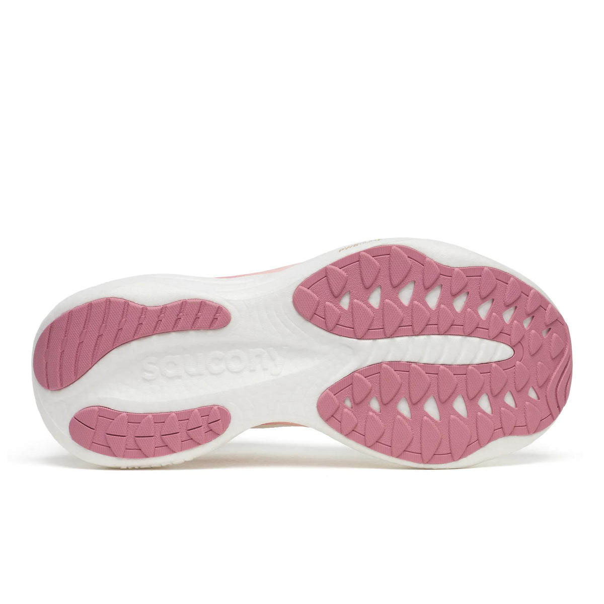 Saucony Women's Ride 19 142 Vanilla/Mauve outsole