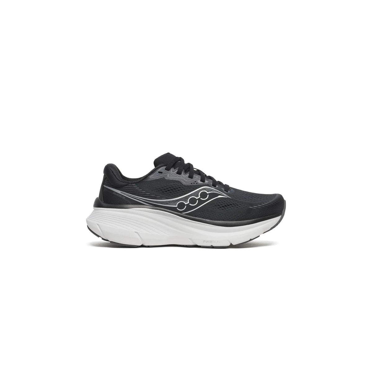 Saucony Women's Guide 19 100 Black/Silver lateral