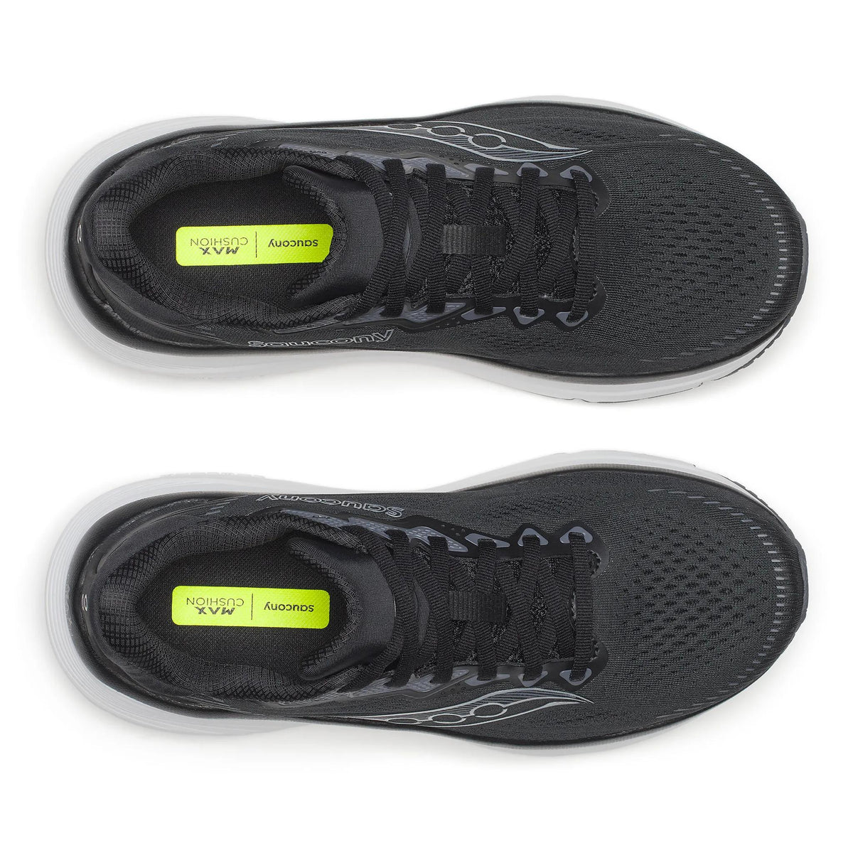 Saucony Women's Guide 19 100 Black/Silver top