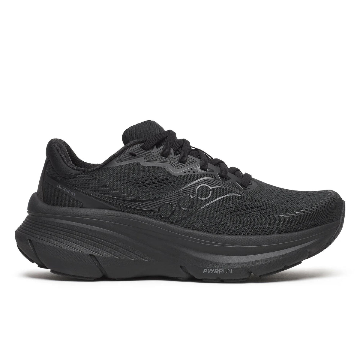 Saucony Women's Guide 19 101 TripleBlack lateral