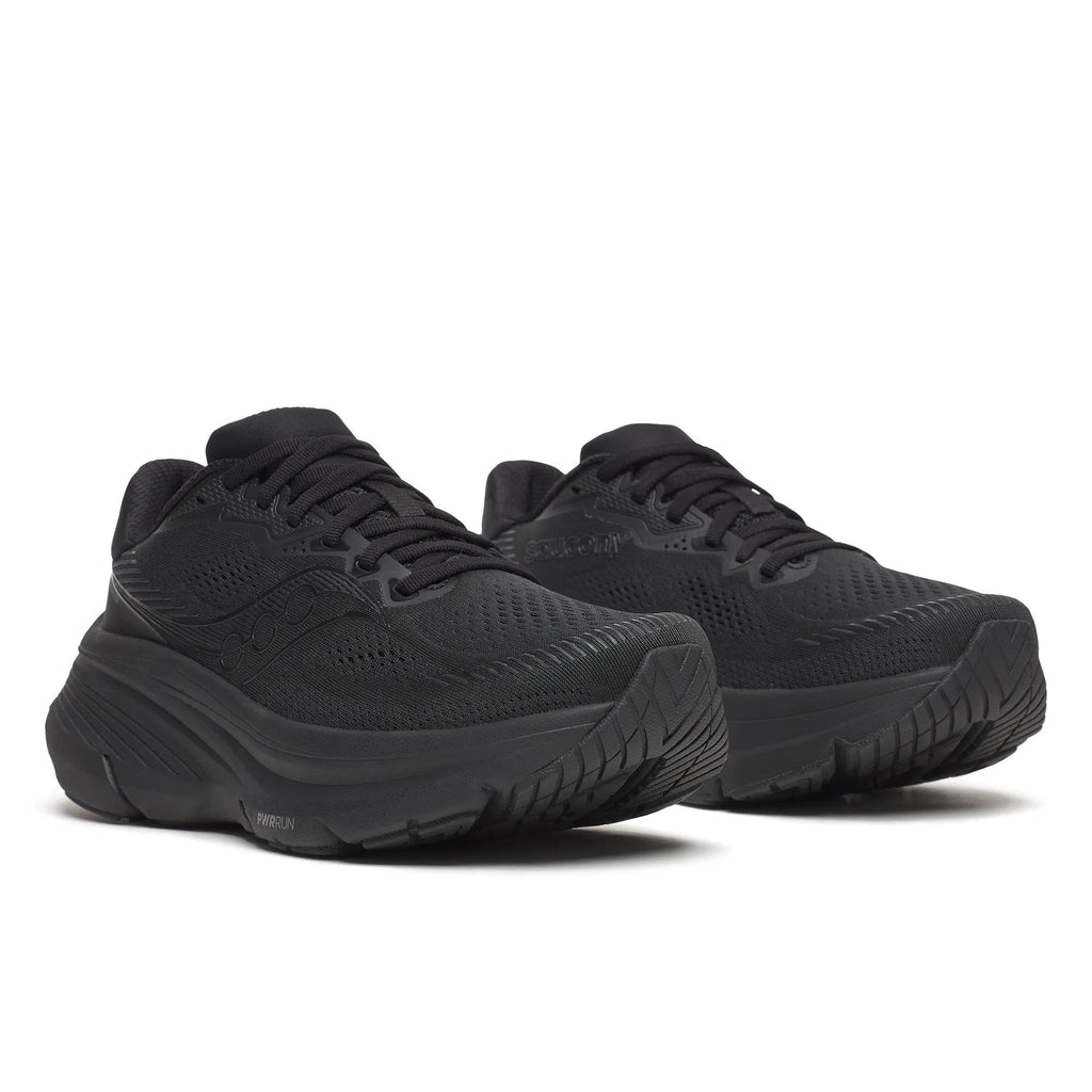 Saucony Women's Guide 19 101 TripleBlack pair angle