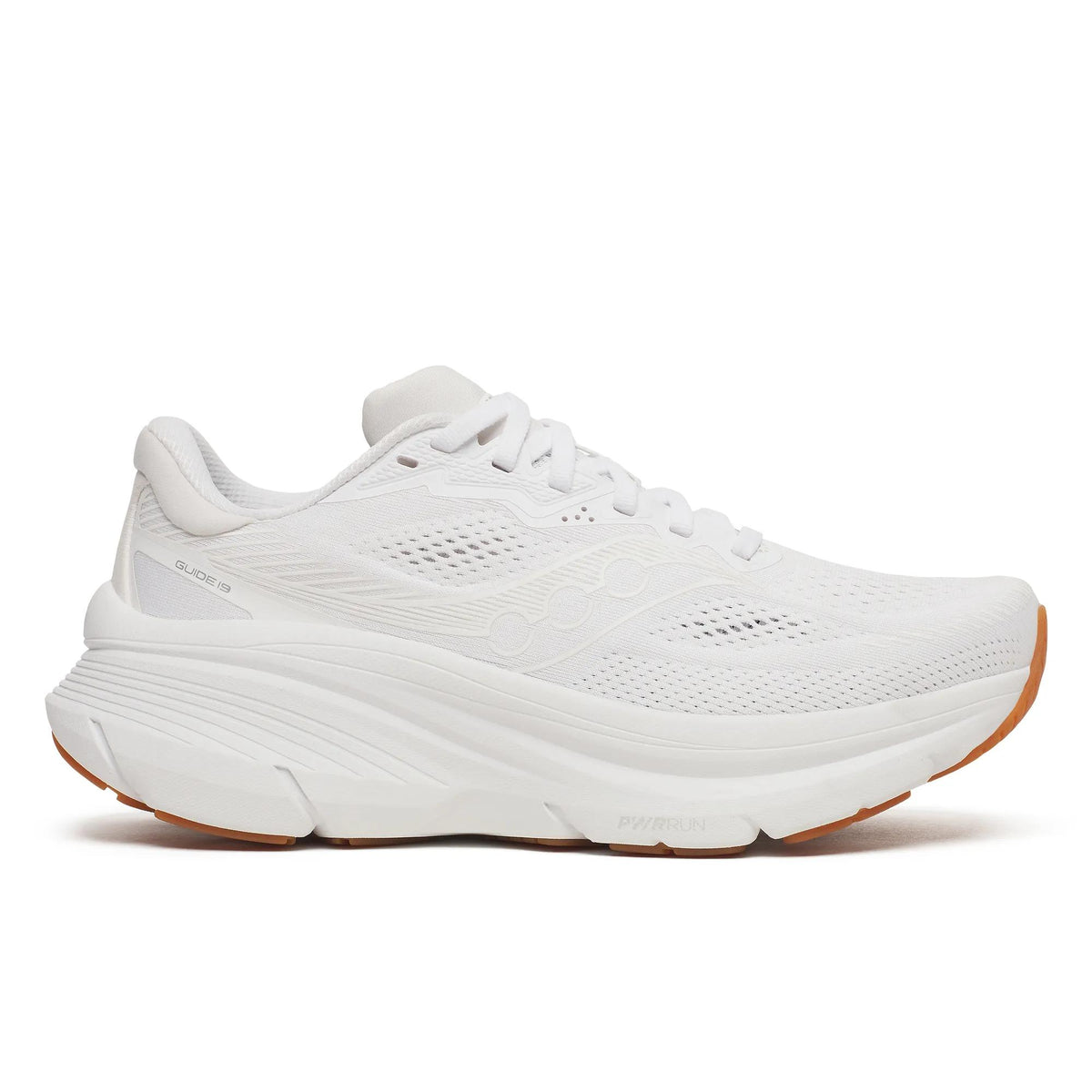 Saucony Women's Guide 19 102 White/Gum lateral