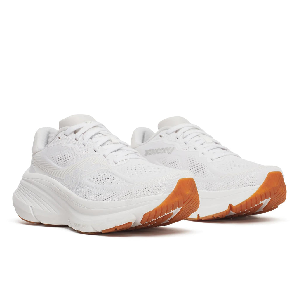 Saucony Women's Guide 19 102 White/Gum pair angle