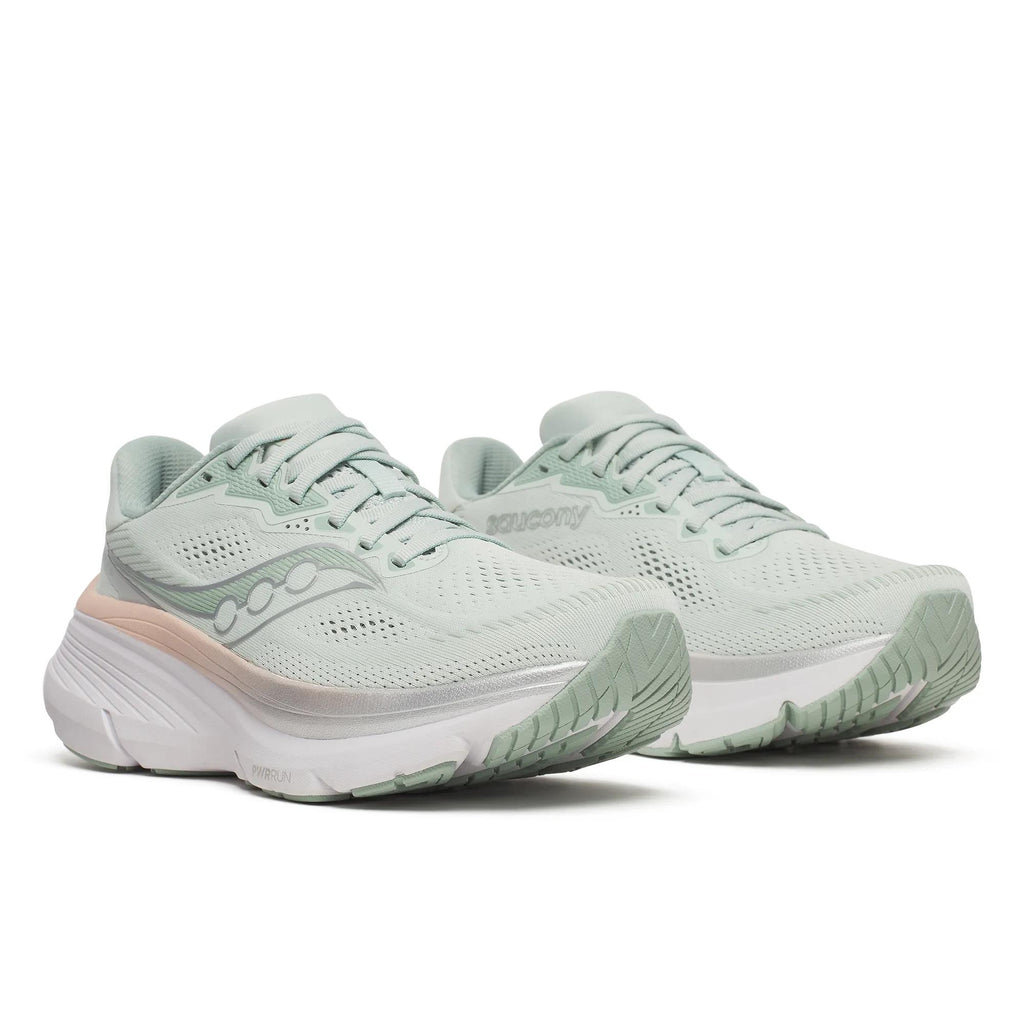 Saucony Women's Guide 19 128 Mist/Cameo pair angle