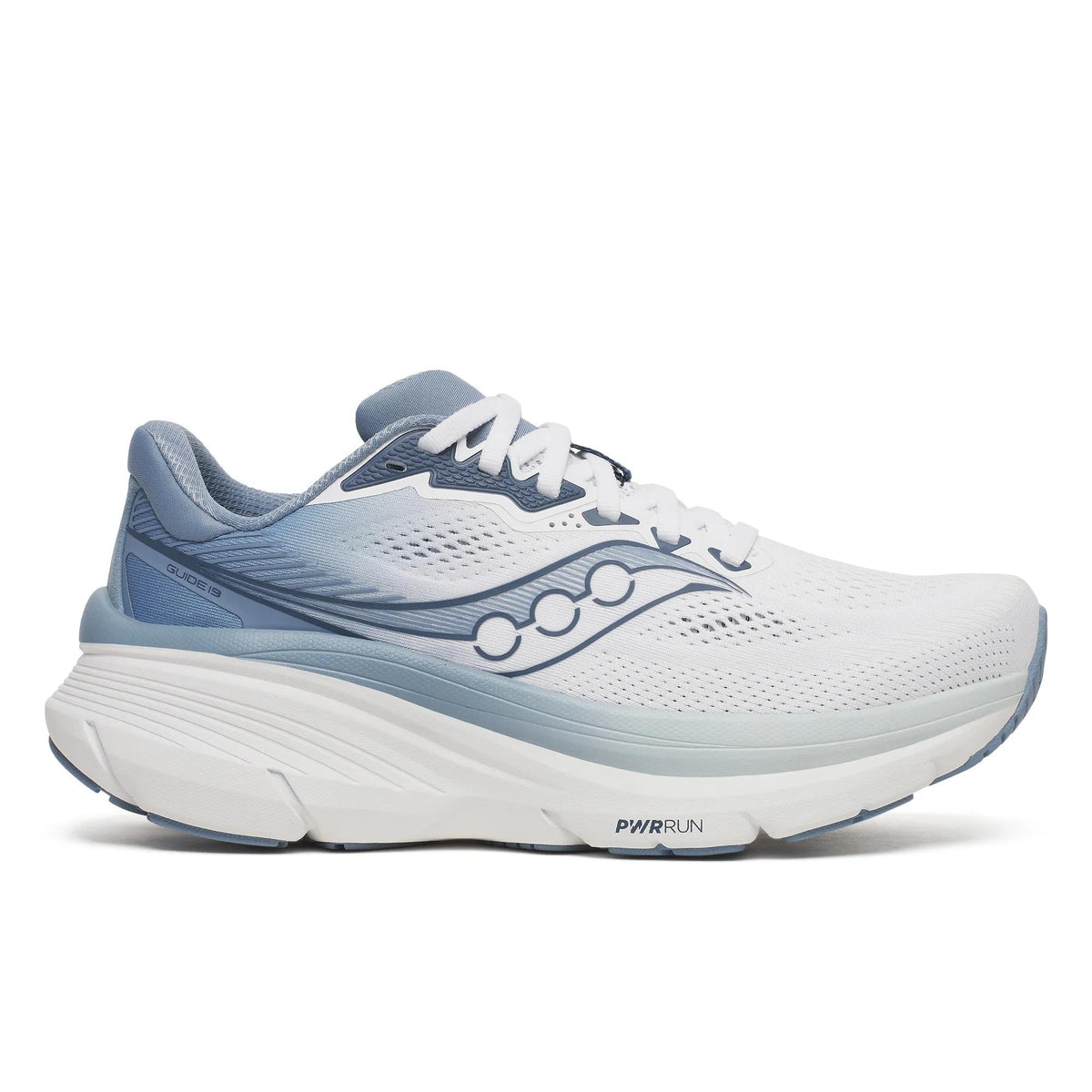 Saucony Women's Guide 19 149 White/Storm lateral