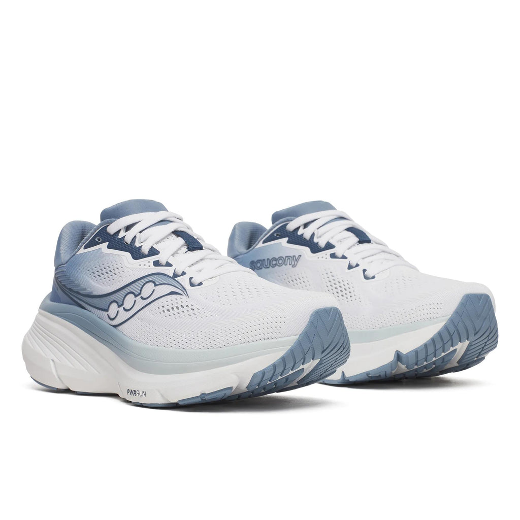 Saucony Women's Guide 19 149 White/Storm pair angle