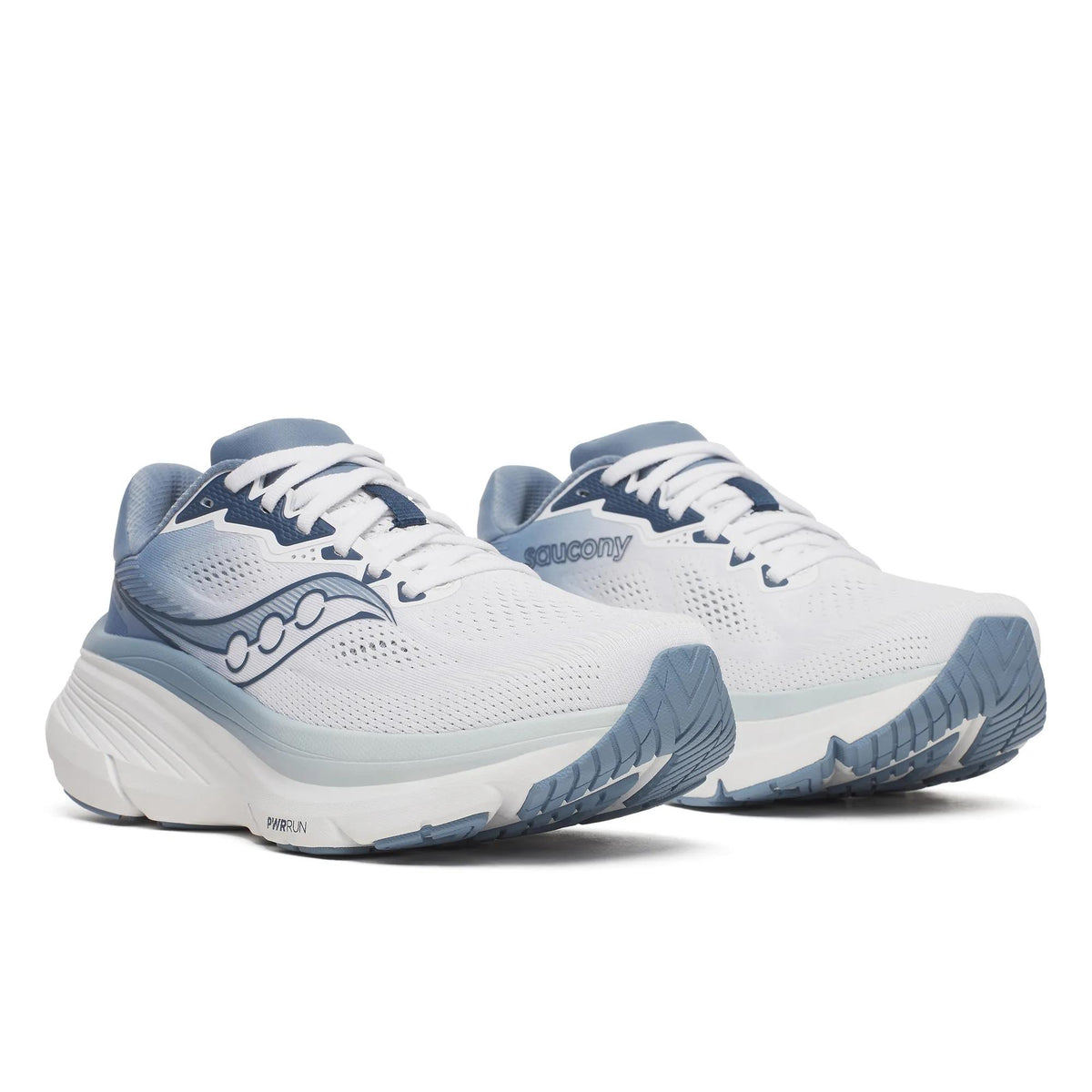 Saucony Women's Guide 19 149 White/Storm pair angle