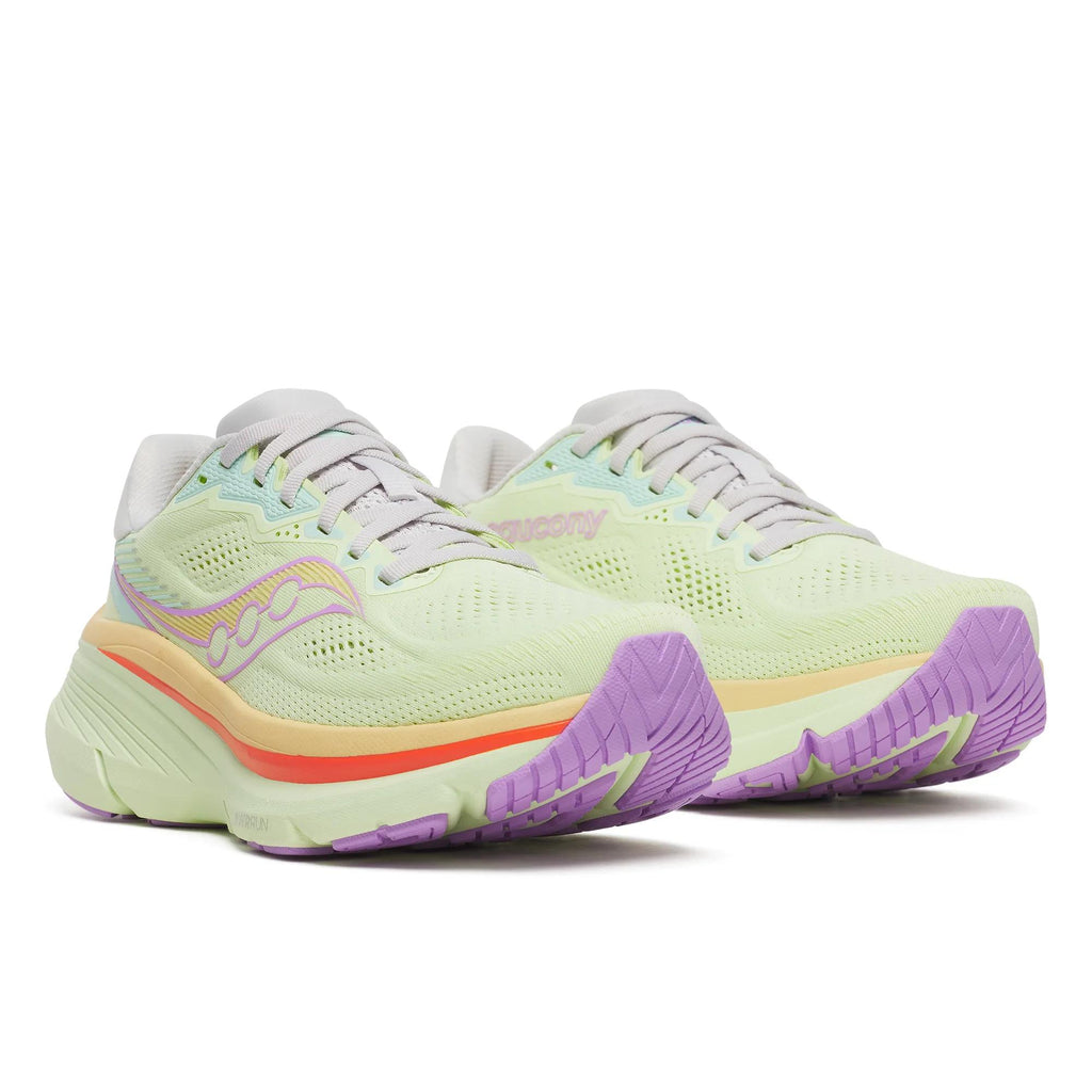 Saucony Women's Guide 19 411 KeyLime pair angle