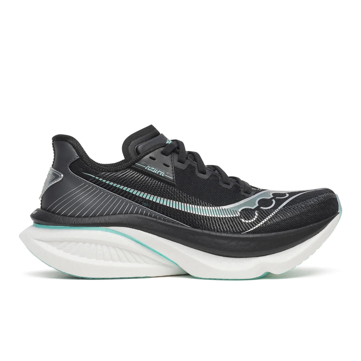 Saucony Women's Endorphin Azura 100 Black/Aqua lateral
