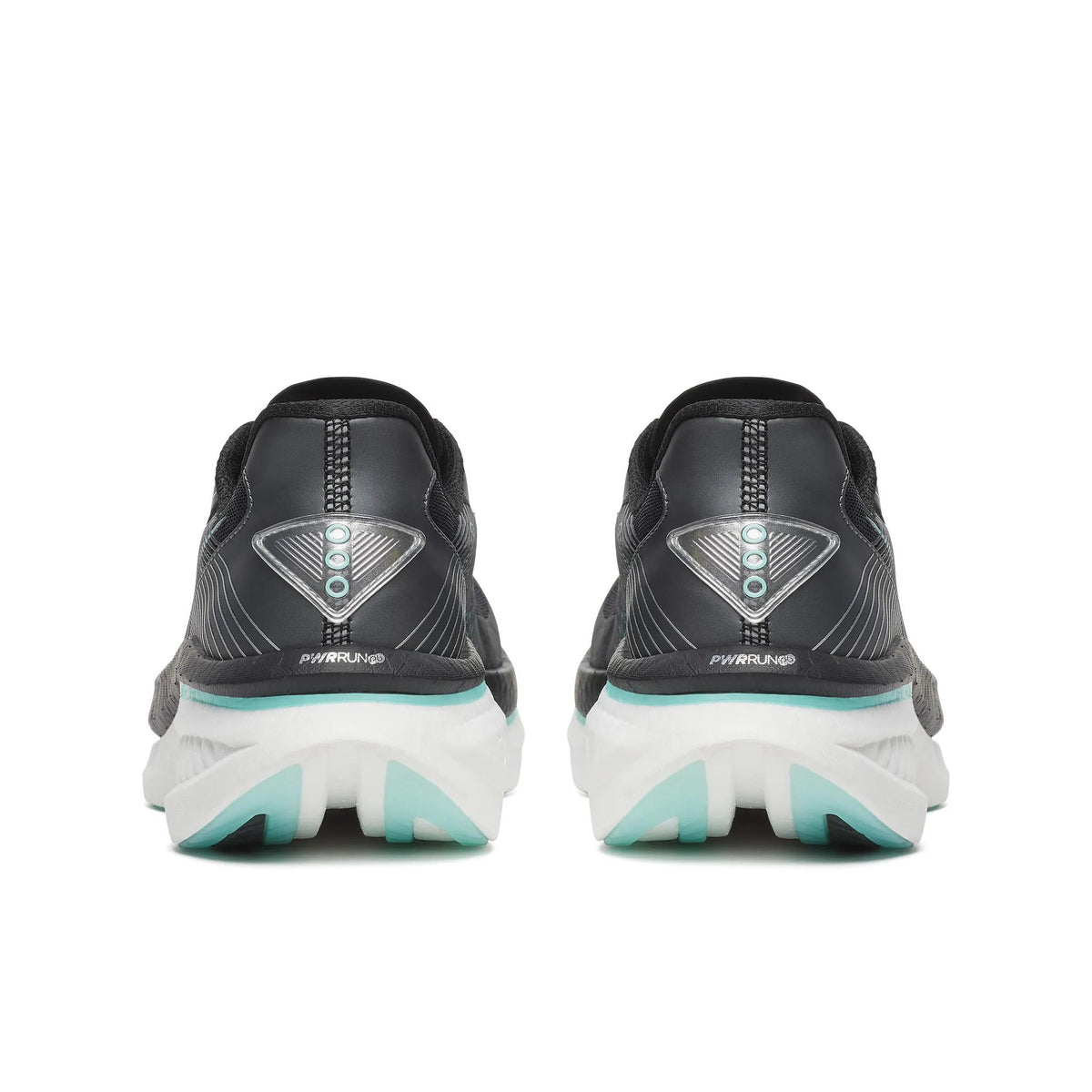 Saucony Women's Endorphin Azura 100 Black/Aqua heel