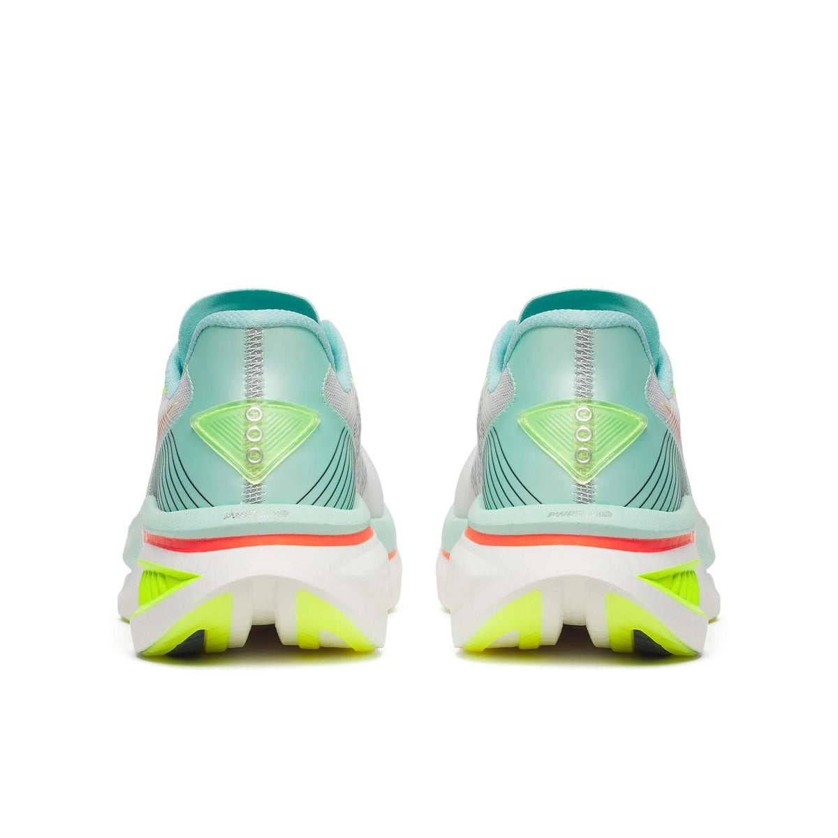 Saucony Women's Endorphin Azura 124 White/Splash heel