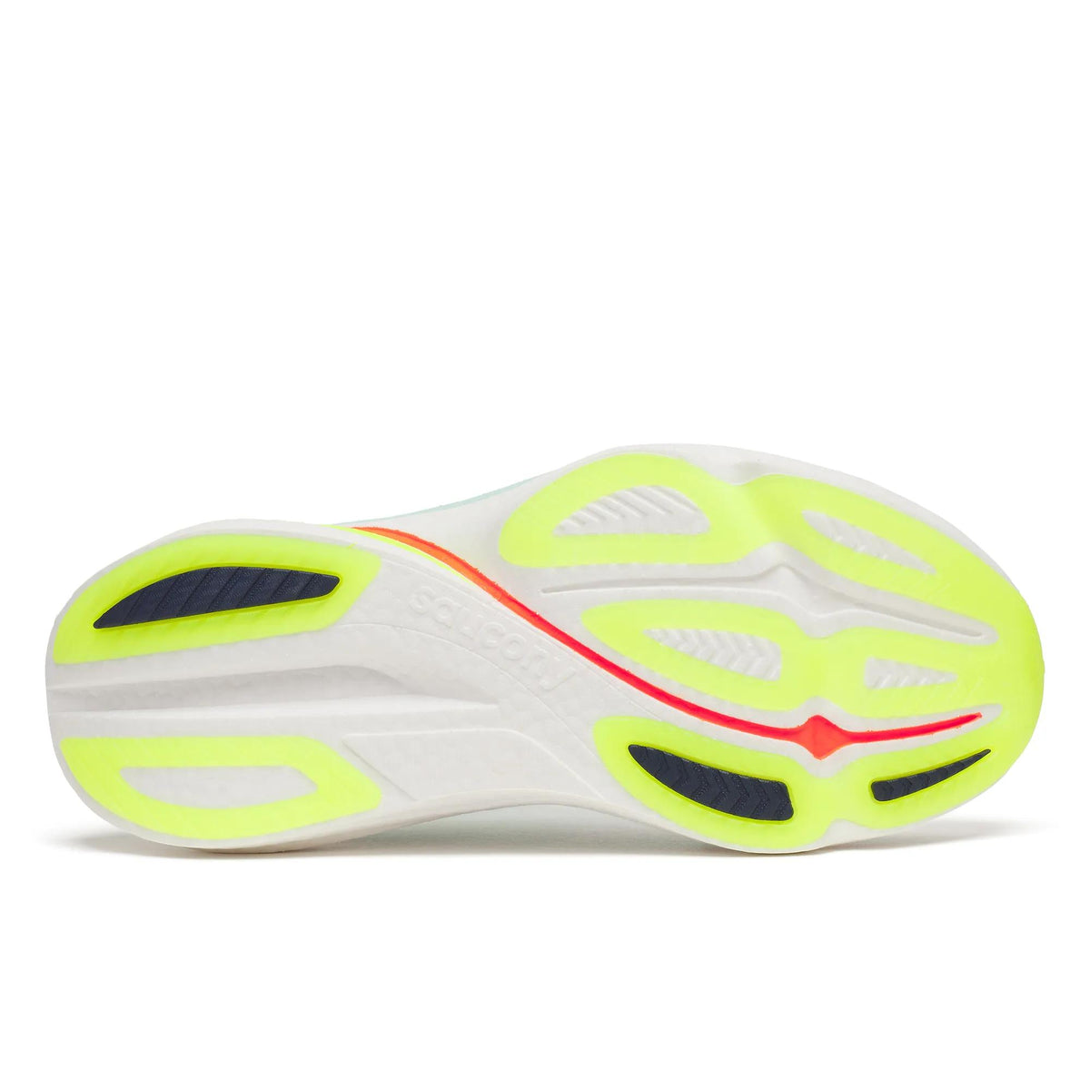 Saucony Women's Endorphin Azura 124 White/Splash outsole