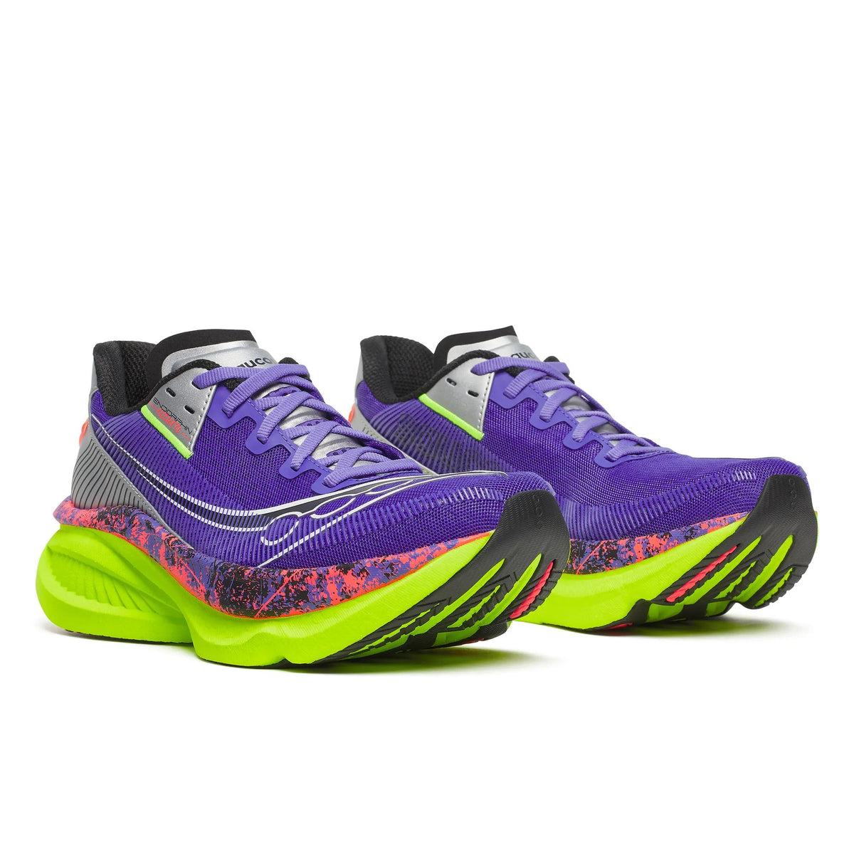 Saucony Women's Endorphin Azura 400 Opulence/Citron pair angle