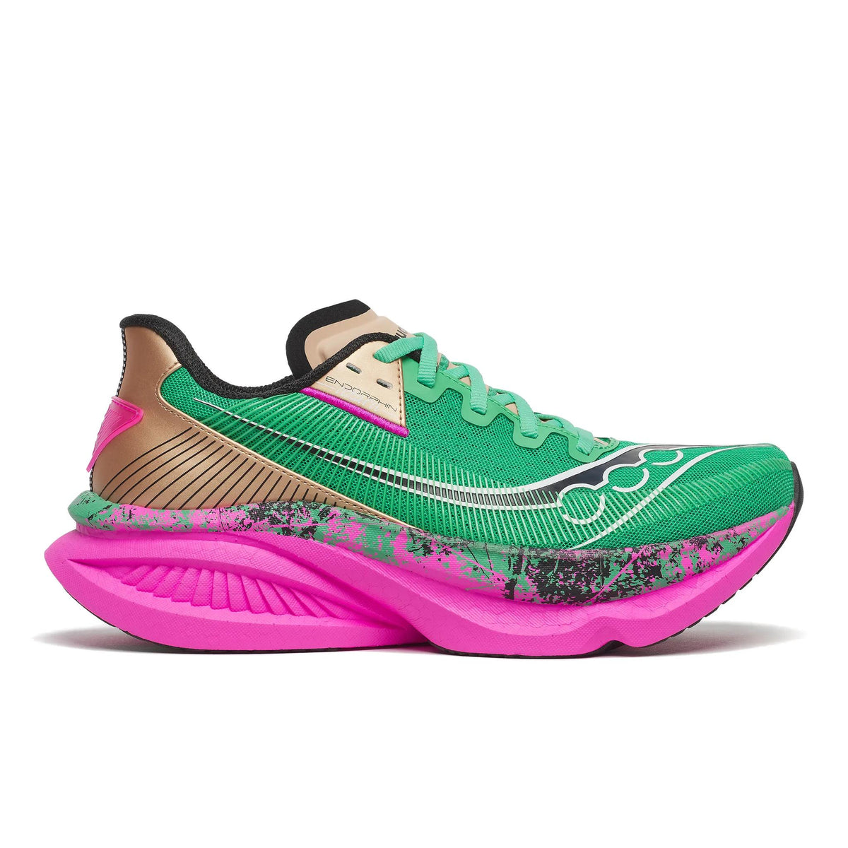 Saucony Women's Endorphin Azura 401 Garden/Black lateral