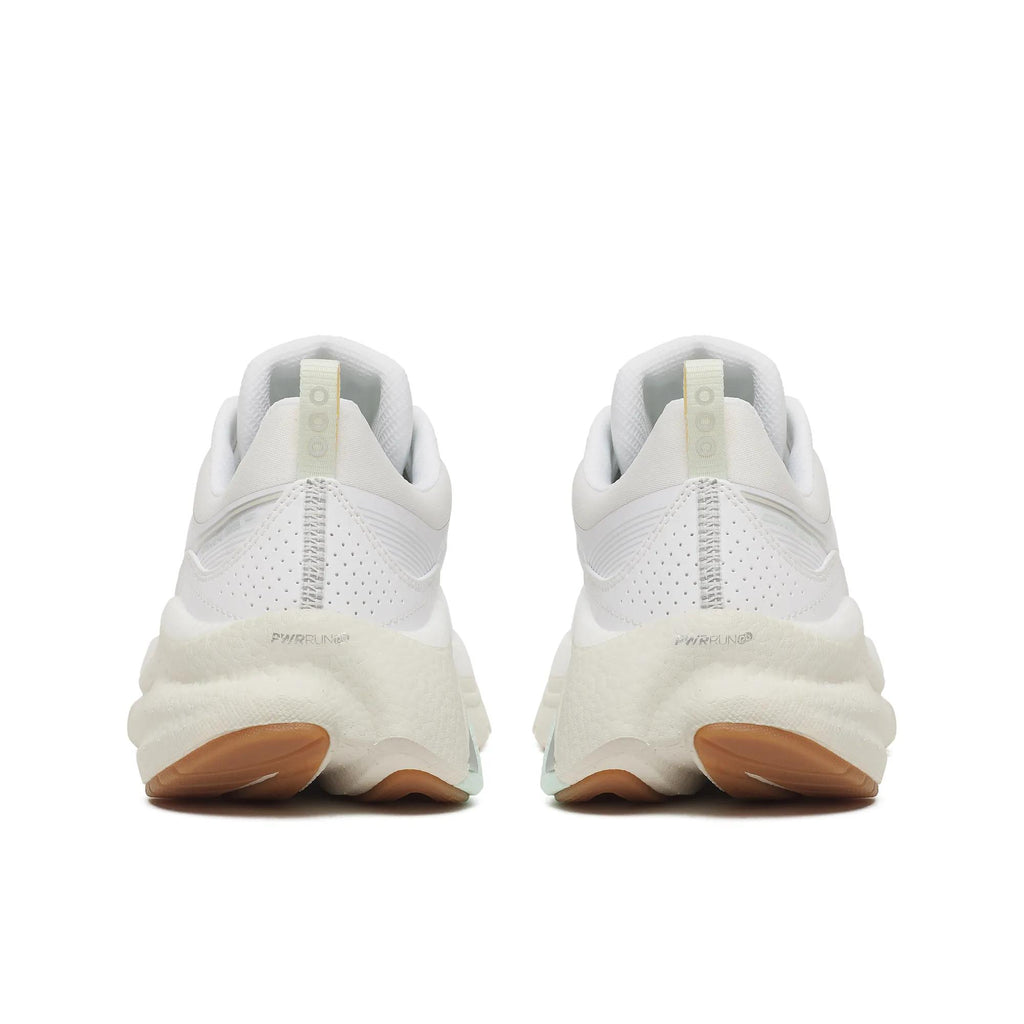 Saucony Women's Omni ST 23 104 White/Onyx heel